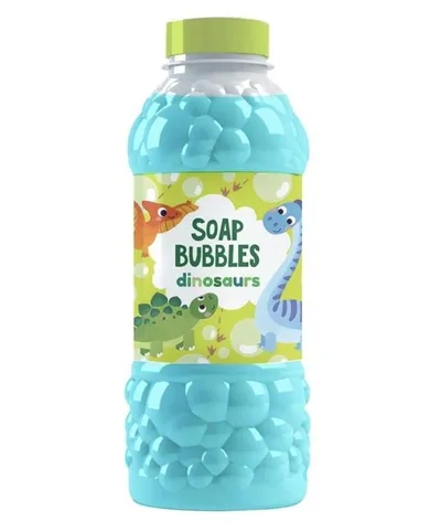 Maksik, Dinozaury, płyn do baniek mydlanych, 45 0ml