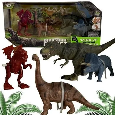 Maksik, dinozaury, zestaw figurek, 4 szt.