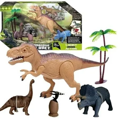 Maksik, dinozaury, zestaw figurek, 4 szt.