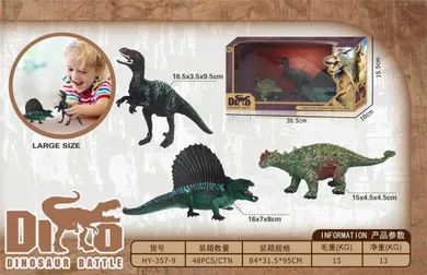 Maksik, dinozaury, zestaw figurek