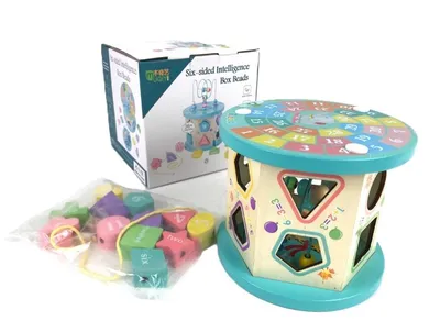 Maksik, drewniany sorter edukacyjny, przeplatanka