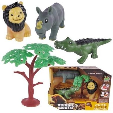 Maksik, dzikie zwierzęta, zestaw figurek