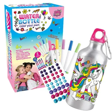 Maksik, jednorożec, butelka na wodę, zestaw kreatywny