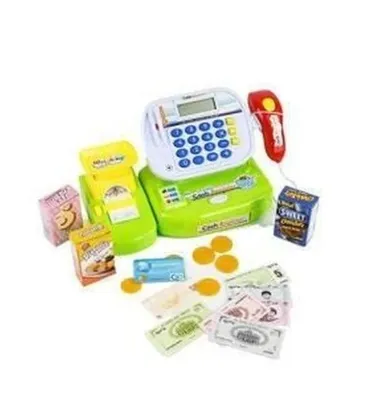 Maksik, kasa sklepowa, zestaw z akcesoriami