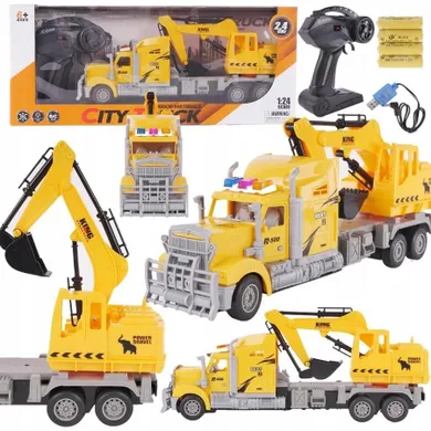 Maksik, koparka, pojazd budowlany zdalnie sterowany