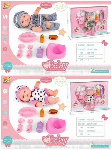 Maksik, lalka bobas z akcesoriami, 1 szt.