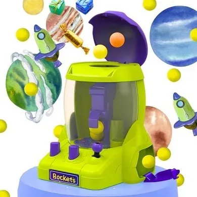 Maksik, łowienie zabawek, gra zręcznościowa