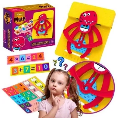 Maksik, mata edukacyjna do nauki matematyki, dinozaur