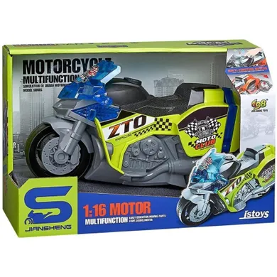 Maksik, motocykl policyjny, pojazd interaktywny, 1:16