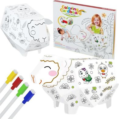 Maksik, Owieczka, karton do malowania