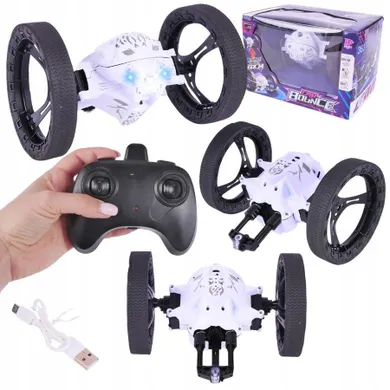 Maksik, pojazd LED, zdalnie sterowany, obrót 360