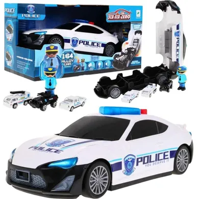 Maksik, radiowóz policyjny, pojazd metalowy