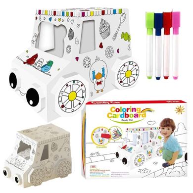 Maksik, Samochód do lodów, karton do malowania