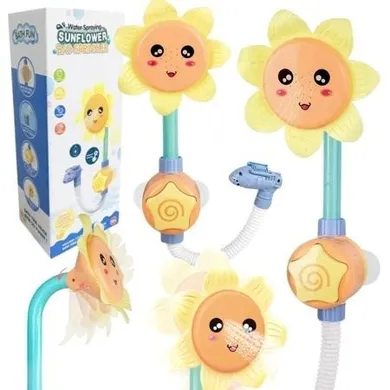 Maksik, słuchawka prysznicowa, zabawka do kąpieli, słonecznik