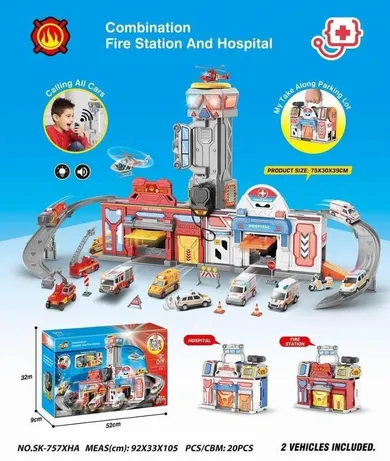 Maksik, Straż Szpital, składany parking