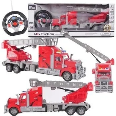 Maksik, tir z dźwigiem, pojazd zdalnie sterowany