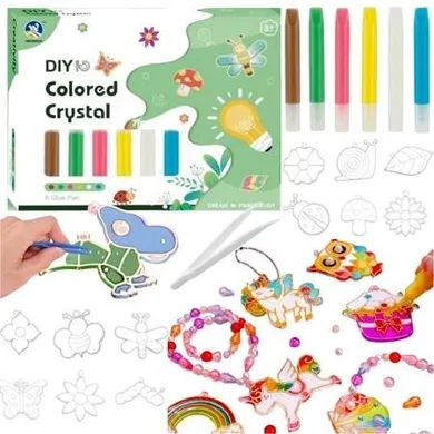 Maksik, zestaw artystyczny z szablonami do robienia zawieszek