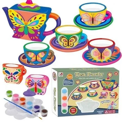 Maksik, zestaw do herbaty 3D do malowania