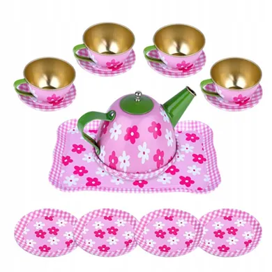 Maksik, zestaw do herbaty, kwiaty