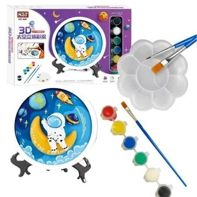 Maksik, zestaw do malowania ceramicznych płócien 3D