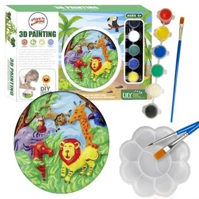 Maksik, zestaw do malowania ceramicznych płócien 3D