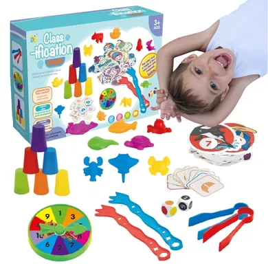 Maksik, Zwierzęta morskie, nauka kolorów i liczenia, zestaw edukacyjny