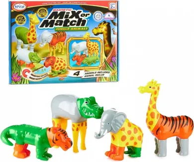 MalBlo, Magnetic, zwierzęta z dżungli, zestaw figurek