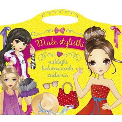 Małe stylistki. Naklejki, kolorowanki, zadania
