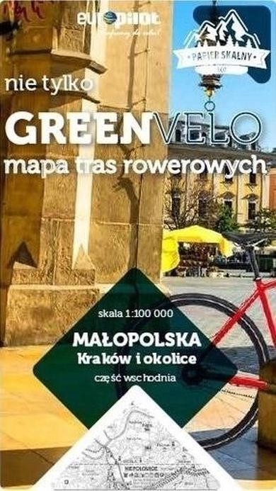 Małopolska. Kraków i okolice. Część wschodnia. Mapa tras rowerowych