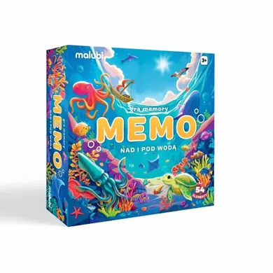 Malubi, Memo, Nad i Pod Wodą, gra pamięciowa