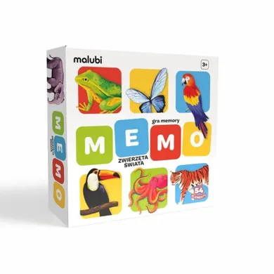 Malubi, Memo, Zwierzęta Świata, gra pamięciowa