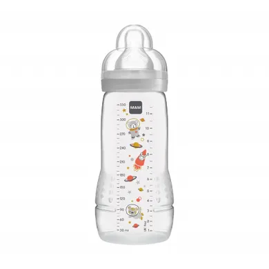 Mam, Easy Start, Active, Space Adventure, butelka, szara, 330 ml