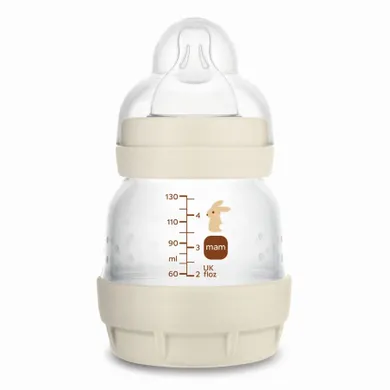 MAM, Perfect Start, butelka antykolkowa, beż, 130 ml