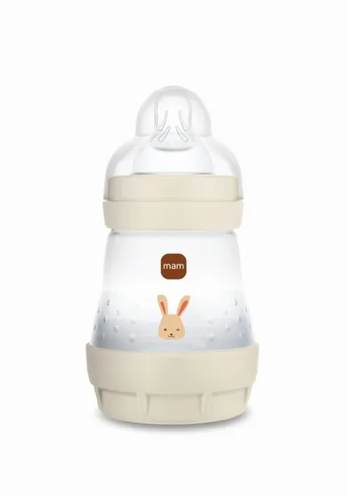 MAM, Perfect Start, butelka antykolkowa, beżowa, 160 ml