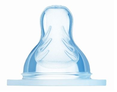 MAM, Silk Teat, smoczek na butelkę, szybkość przepływu X, 6m+