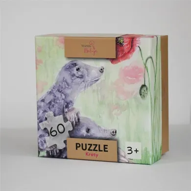 Mama Maluje, Krety, puzzle, 60 elementów