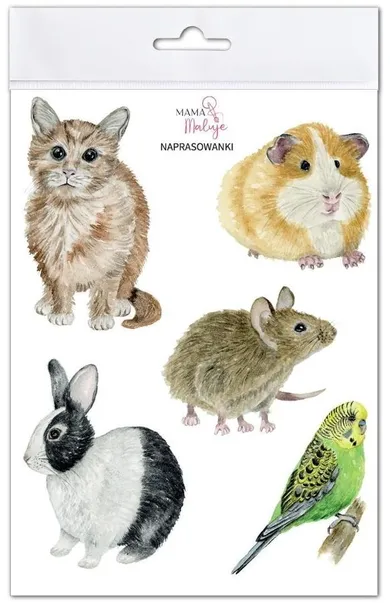 Mama Maluje, naprasowanki na ubrania, Zwierzęta domowe