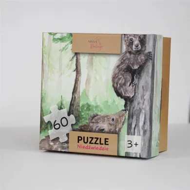 Mama Maluje, Niedźwiedzie, puzzle, 60 elementów