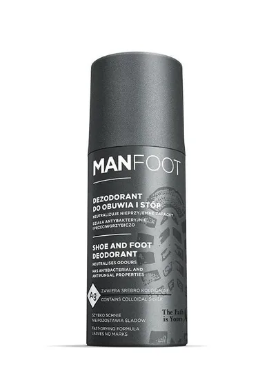 ManFoot, dezodorant do obuwia i stóp w sprayu dla mężczyzn, 150 ml