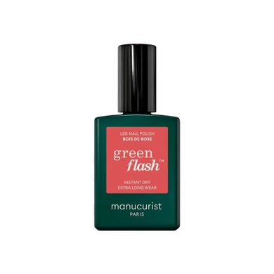 Manucurist, Green Flash Nail Polish, lakier do paznokci, Bois De Rose, 15 ml