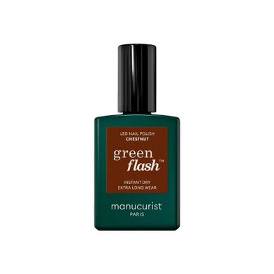 Manucurist, Green Flash Nail Polish, lakier do paznokci, Chestnut, 15 ml