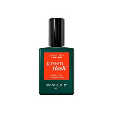 Manucurist, Green Flash Nail Polish, lakier do paznokci, Coral Reef, 15 ml