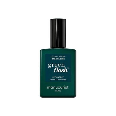 Manucurist, Green Flash Nail Polish, lakier do paznokci, Dark Clover, 15 ml