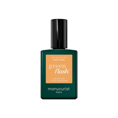 Manucurist, Green Flash Nail Polish, lakier do paznokci, Gold Sand, 15 ml