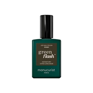 Manucurist, Green Flash Nail Polish, lakier do paznokci, Khaki, 15 ml