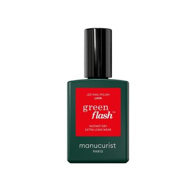 Manucurist, Green Flash Nail Polish, lakier do paznokci, Lava, 15 ml