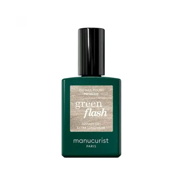 Manucurist, Green Flash Nail Polish, lakier do paznokci, Metallic, 15 ml