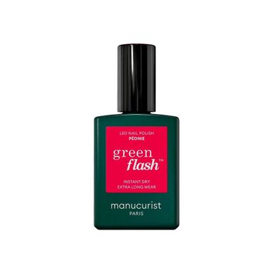 Manucurist, Green Flash Nail Polish, lakier do paznokci, Peonie, 15 ml