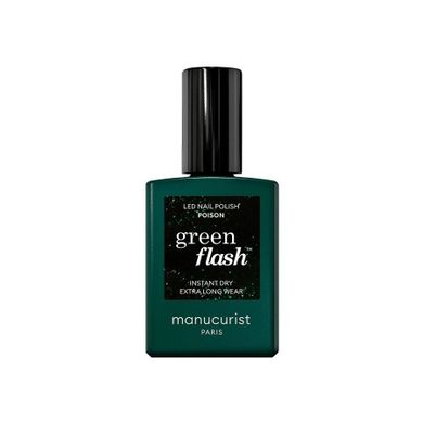 Manucurist, Green Flash Nail Polish, lakier do paznokci, Poison, 15 ml