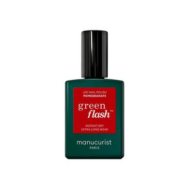 Manucurist, Green Flash Nail Polish, lakier do paznokci, Pomegranate, 15 ml